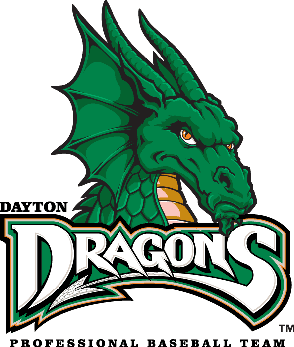 Dayton Dragons 2000-pres primary logo iron on heat transfer